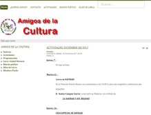 Tablet Screenshot of amigosdelacultura.org